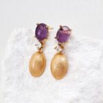 925 Silver Amethyst Earrings