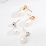 Irregular Pearl Earrings