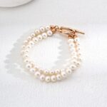 S925 Silver Minimalist Natural Pearl Bracelet